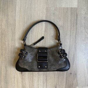 Steve Madden Nico Bag Brown Distressed - Brown Boho Buckle Shoulder Bag